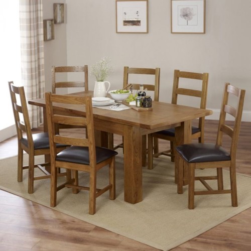 Những bộ bàn ăn gỗ mang phong cách Rustic - Ảnh 8.