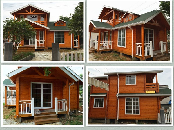 Nhà bằng gỗ thông đẹp