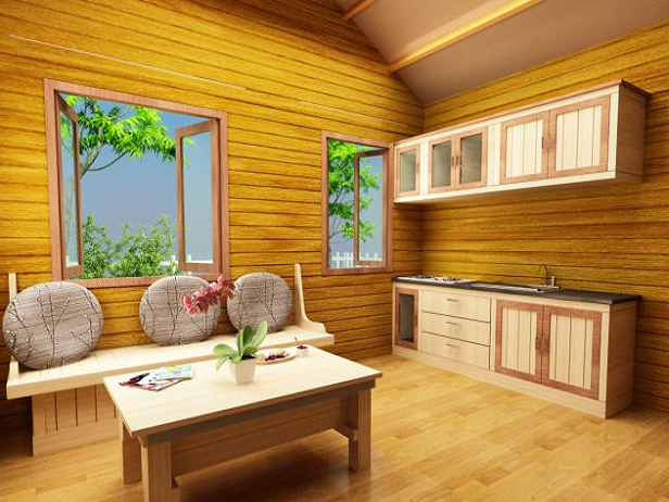Một số mẫu thiết kế nhà gỗ