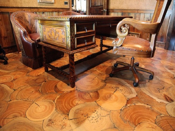 Những thiết kế sàn gỗ độc đáo cho ngôi nhà phong cách