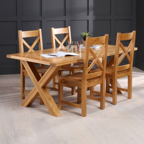 Những bộ bàn ăn gỗ mang phong cách Rustic - Ảnh 4.