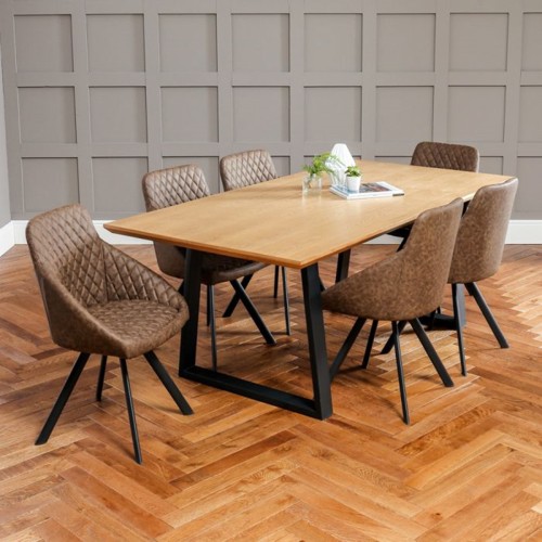 Những bộ bàn ăn gỗ mang phong cách Rustic - Ảnh 6.